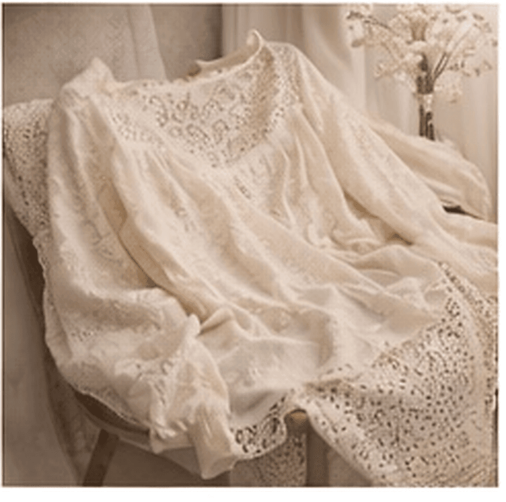 レースロングワンピース（アイボリー）