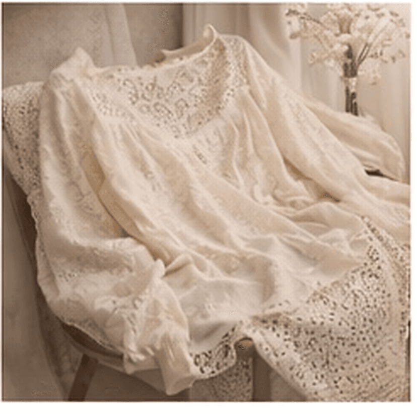 レースロングワンピース（アイボリー）