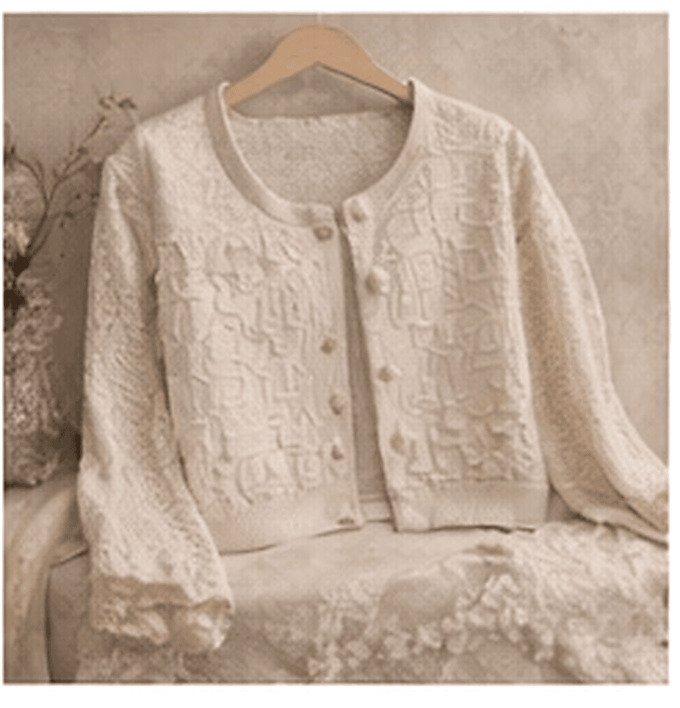 レースカーディガン（アイボリー）